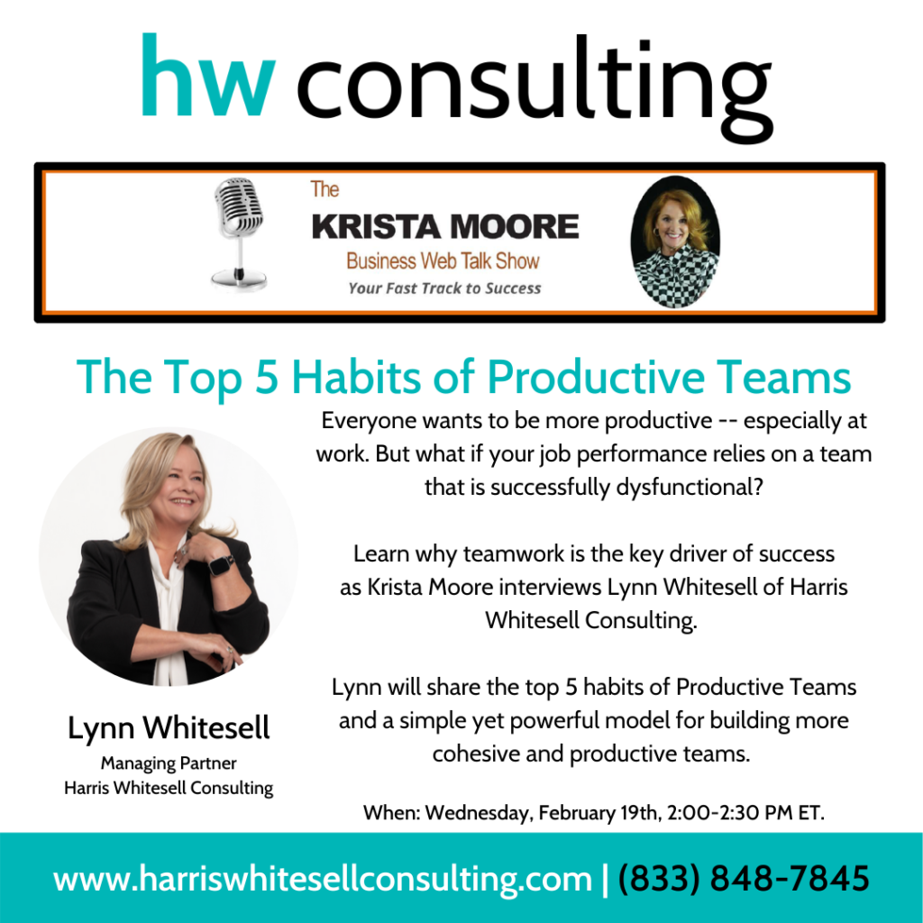 Harris Whitesell Consulting Krista Moore Talk Show 5 Behaviors