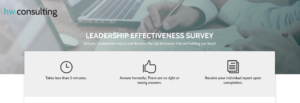 Harris Whitesell Consulting Leadership Effectiveness Survey