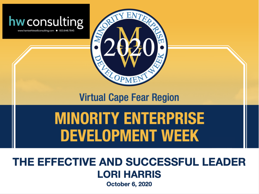 Harris Whitesell Consulting Cape Fear MED Week 2020 Leadership Effectiveness