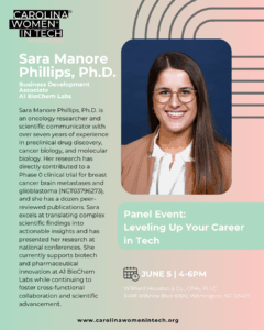 Carolina Women+ in Tech Panel Event Leveling Up Your Career in Tech