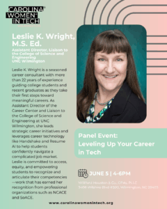 Carolina Women+ in Tech Panel Event Leveling Up Your Career in Tech