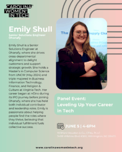 Carolina Women+ in Tech Panel Event Leveling Up Your Career in Tech