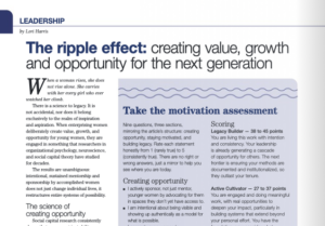 Enterprising Women, The Ripple Effect, Lori Harris