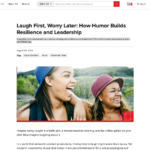 McGraw Hill Leadership Today Blog - Laugh First, Worry Later_Lori Harris